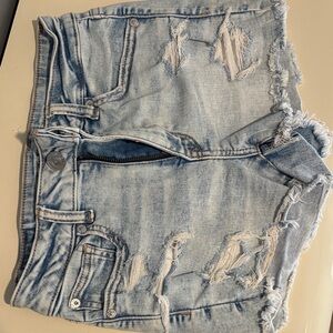 Light Blue Denim Shorts